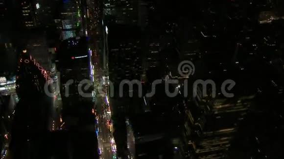 纽约时代广场夜幕降临视频的预览图