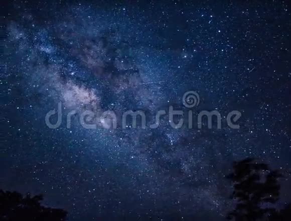 银河系和恒星时间推移视频的预览图