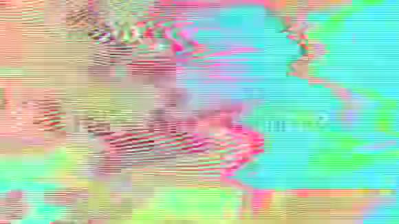 催眠模式光泄漏全息背景循环动画视频的预览图