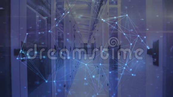 服务器机房连接网络动画视频的预览图