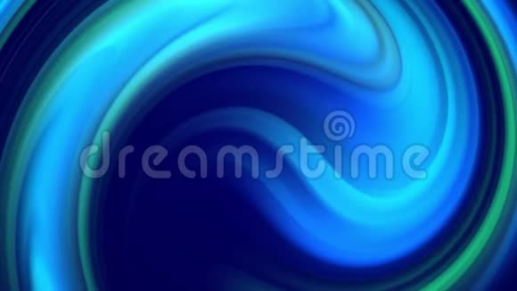 创意背景与液体抽象梯度的明亮蓝色颜色混合缓慢与复制空间4k平滑无缝隙视频的预览图