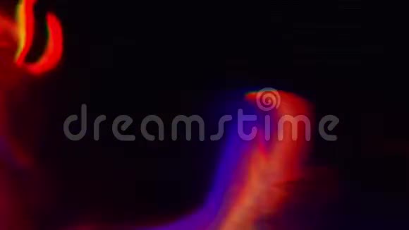 抽象复古未来主义潮流彩虹背景视频的预览图