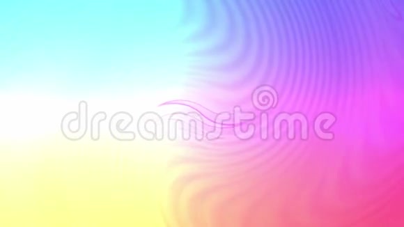 美丽的波浪色彩虹色背景视频的预览图