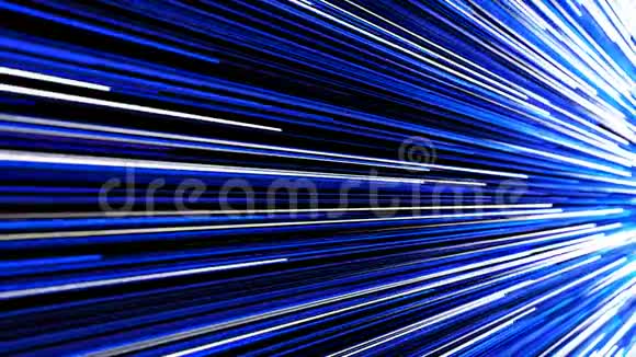 抽象方向氖线几何背景数据流动光纤爆炸之星蓝色现代灯光视频的预览图
