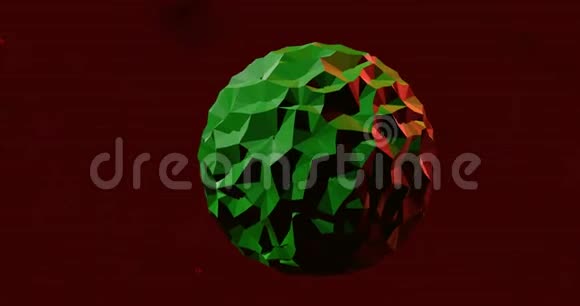 红细胞中绿色病毒的运动视频的预览图