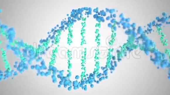 DNA分子循环三维动画视频的预览图
