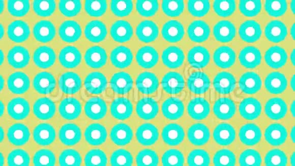 多点形状的无缝几何背景动画循环彩色背景4k视频的预览图