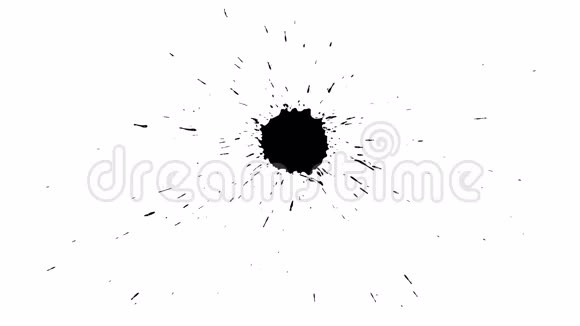 墨水滴在干纸02上视频的预览图