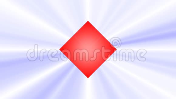 彩色三维立方体旋转的俯视图视频的预览图