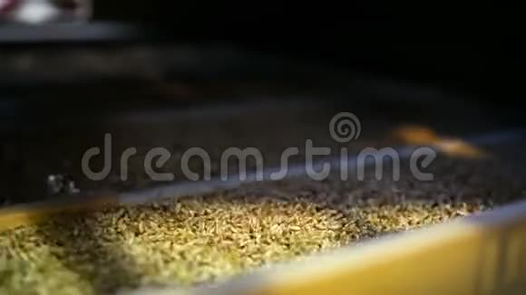 工厂的小麦脱粒视频的预览图