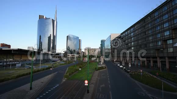 意大利米兰著名的商业中心视频的预览图