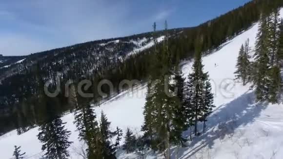 在滑雪场操作各种升降装置视频的预览图