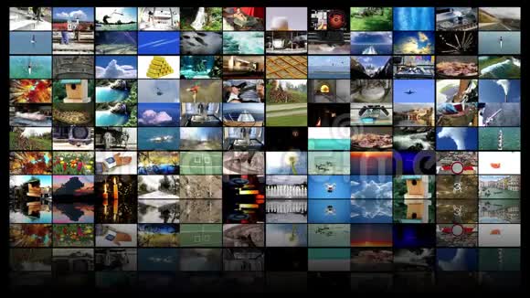 电视制作技术视墙背景概念视频的预览图