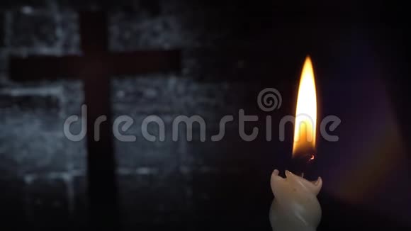 极光横墙蜡烛吹视频的预览图