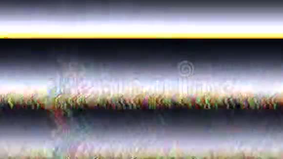 闪烁数据mosh抽象彩色数字背景视频的预览图