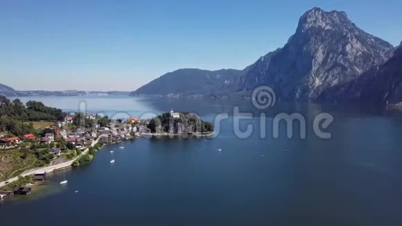 上奥地利特伦基申教堂空中视频的预览图