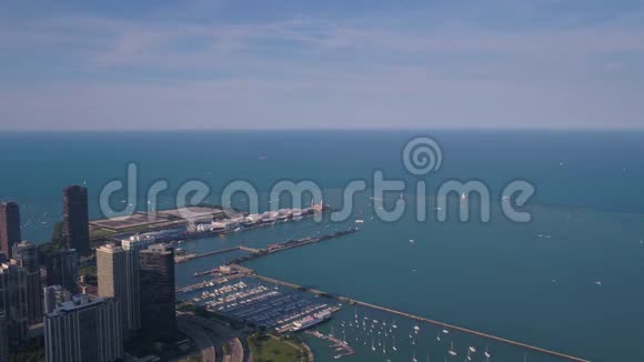 美国伊利诺斯州芝加哥2017年7月晴天4K激发2视频的预览图