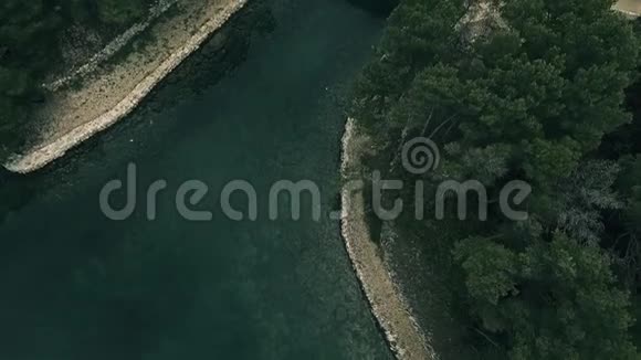 岛上Mljet航空大桥视频的预览图