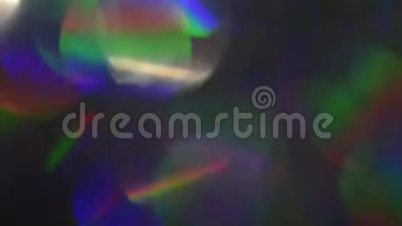 五颜六色的节日彩虹光谱未来主义的颜色全息箔视频的预览图