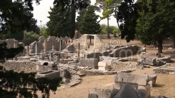 克罗地亚萨洛纳古城公元前7世纪视频的预览图