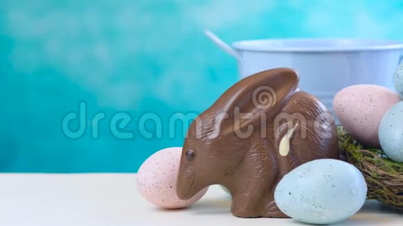 澳大利亚牛奶巧克力Bilby复活节彩蛋加蛋巢视频的预览图