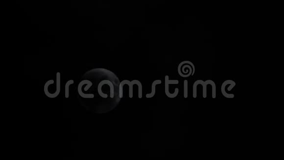夜晚的月亮镜头视频的预览图