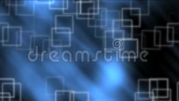 背景蓝色方块视频的预览图