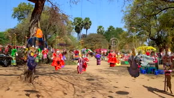 挂线木偶缅甸巴甘视频的预览图