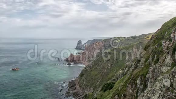 卡波达罗卡罗卡角构成欧洲大陆最西部的大陆葡萄牙视频的预览图