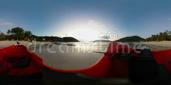 360VR热带海滩日出视频的预览图