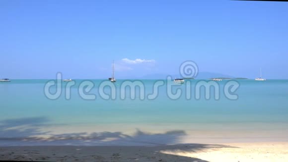 泰国Bangrak海滩和KohSamui海洋视频的预览图