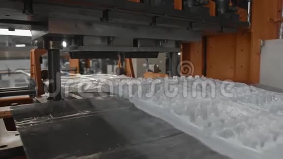 工厂生产线一次性容器自动化制造工艺视频的预览图