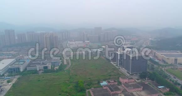 中国工业区的跨度中国工业区空中景观视频的预览图