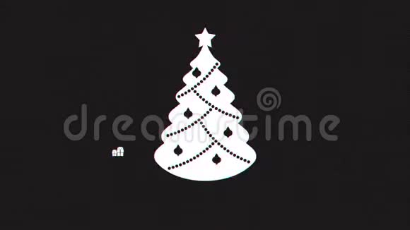 圣诞树上有礼物礼盒视频的预览图