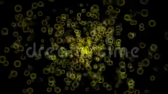 金色飞溅粒子视频的预览图