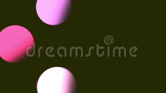 抽象的老式圆形粉红色紫色紫色蓝色渐变波克在黑色上流动淡蓝色背景模糊视频的预览图