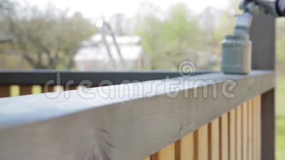 粉刷露台栏杆家装园林工程视频的预览图