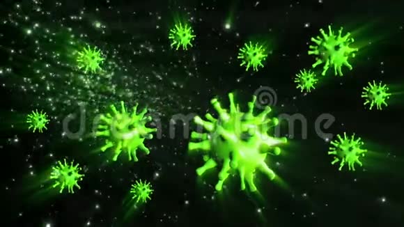冠状病毒三维概念说明视频的预览图