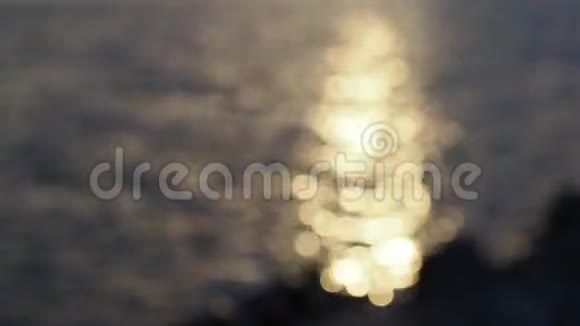 日落时分波克在水面上跳舞视频的预览图