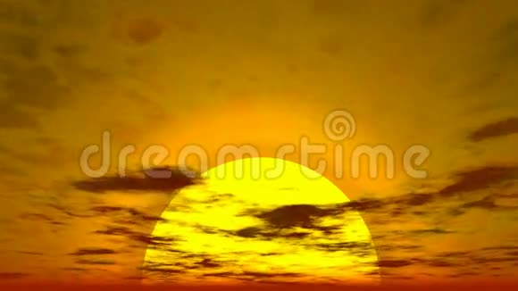日落云景视频的预览图