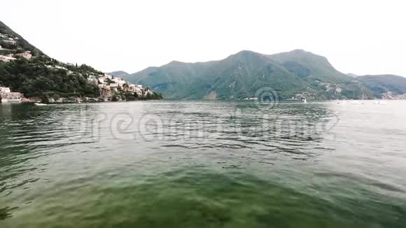 瑞士卢加诺山水湖视频的预览图