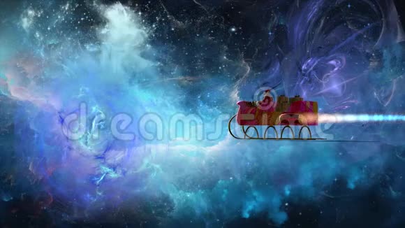 圣诞老人宇宙中的新喷气雪橇视频的预览图