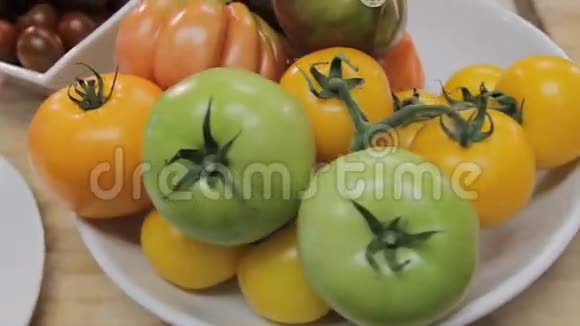 有机新鲜西红柿视频的预览图