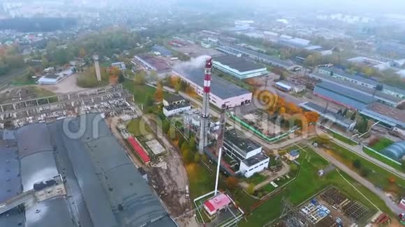 工业城市制造业地区工业景观公园生产厂视频的预览图