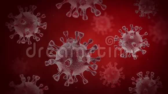 冠状病毒通过显微镜感染血液视频的预览图