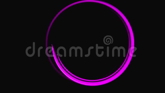 抽象螺旋旋转辉光线计算机生成背景三维渲染背景视频的预览图