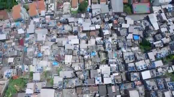 城市的住宅区从一个高度什维列夫视频的预览图