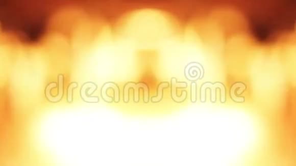 火离焦镜橙色bokeh视频的预览图