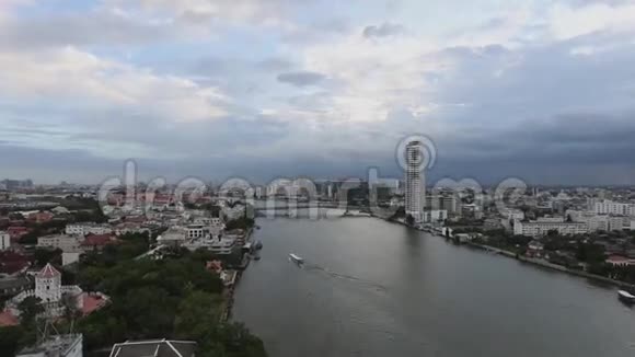 曼谷的恰弗拉亚河视频的预览图