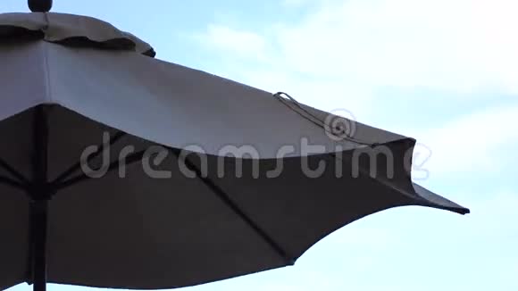韩国济州海滩雨伞视频的预览图
